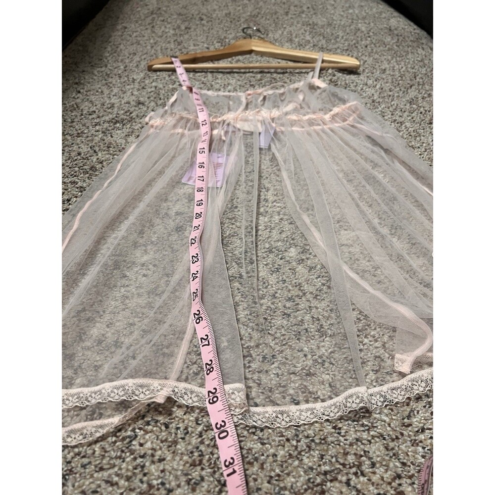 Nwt savage x fenty women's babydoll open back , pinky swear size large - Picture 6 of 10
